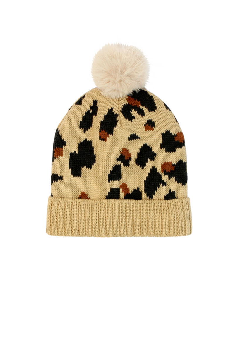 Gorro Niña Café Claro