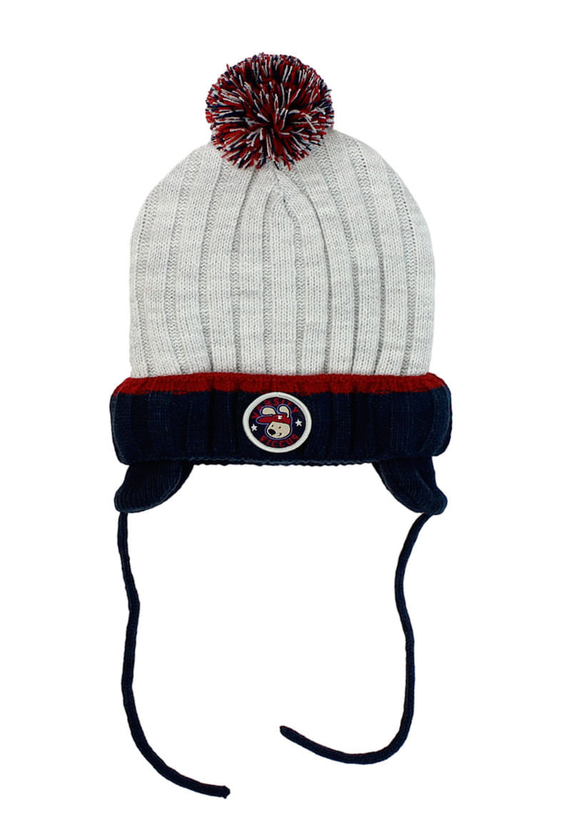 Gorro Niño Gris Melange