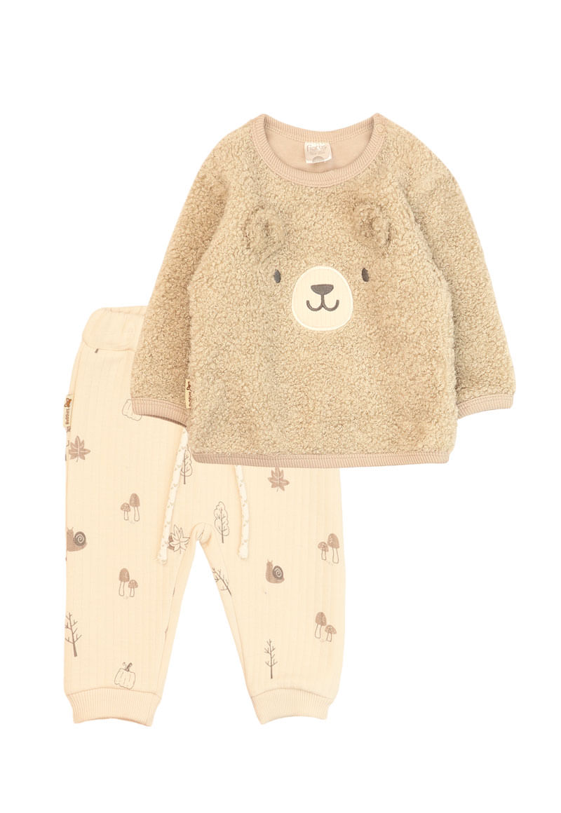 Conjunto Niño Beige Oscuro