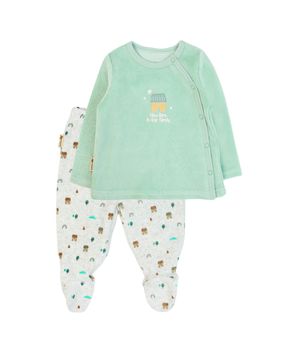 Conjunto Niño Menta Claro