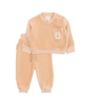 Conjunto Niño Café Claro