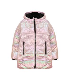 Parka Niña Plateado Tornasol