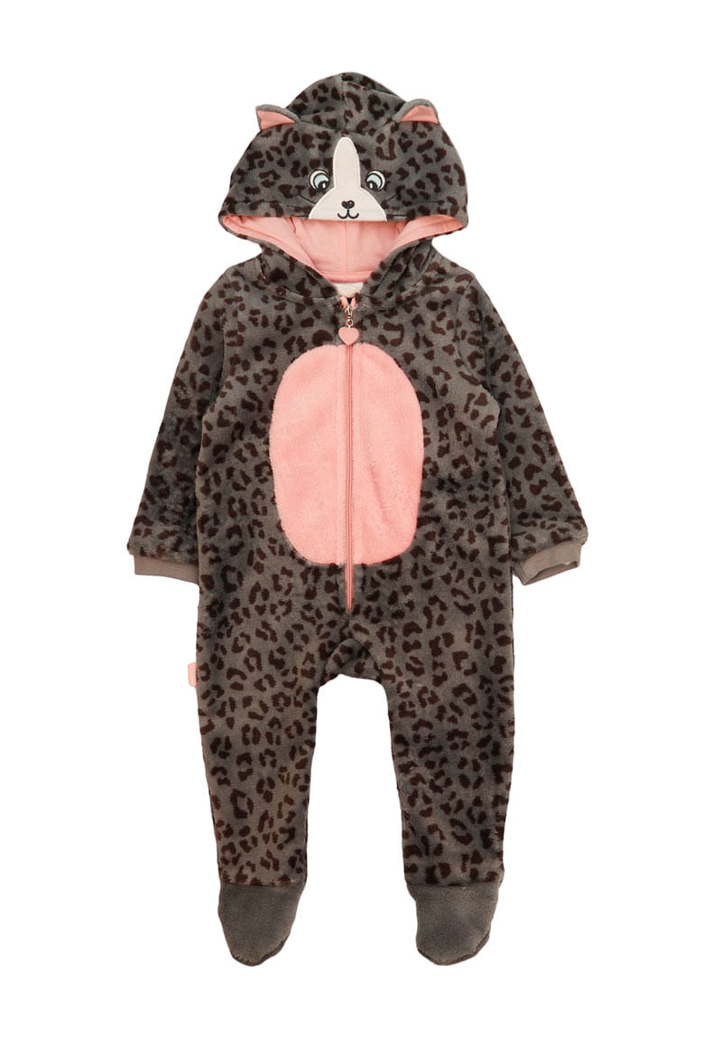 Pijama Niña Gris