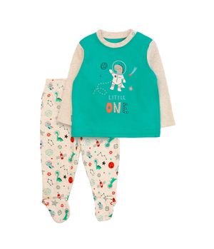 Pijama Niño Verde