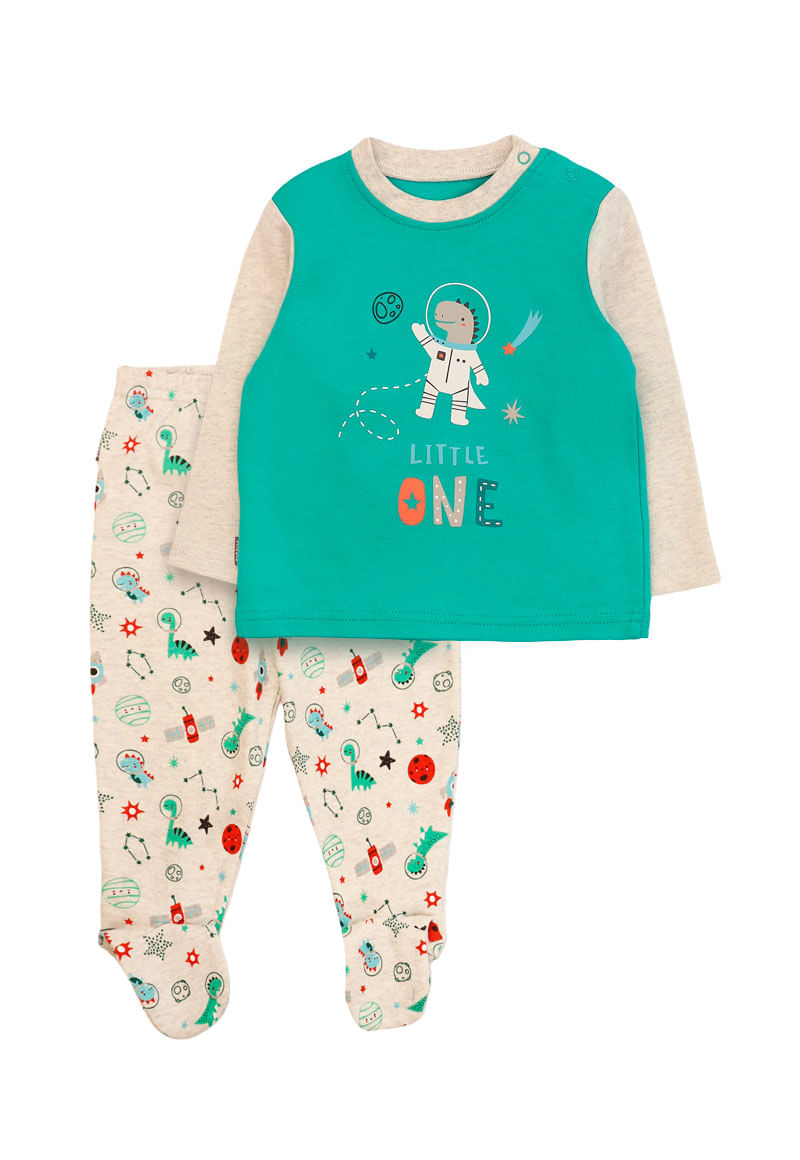 Pijama Niño Verde