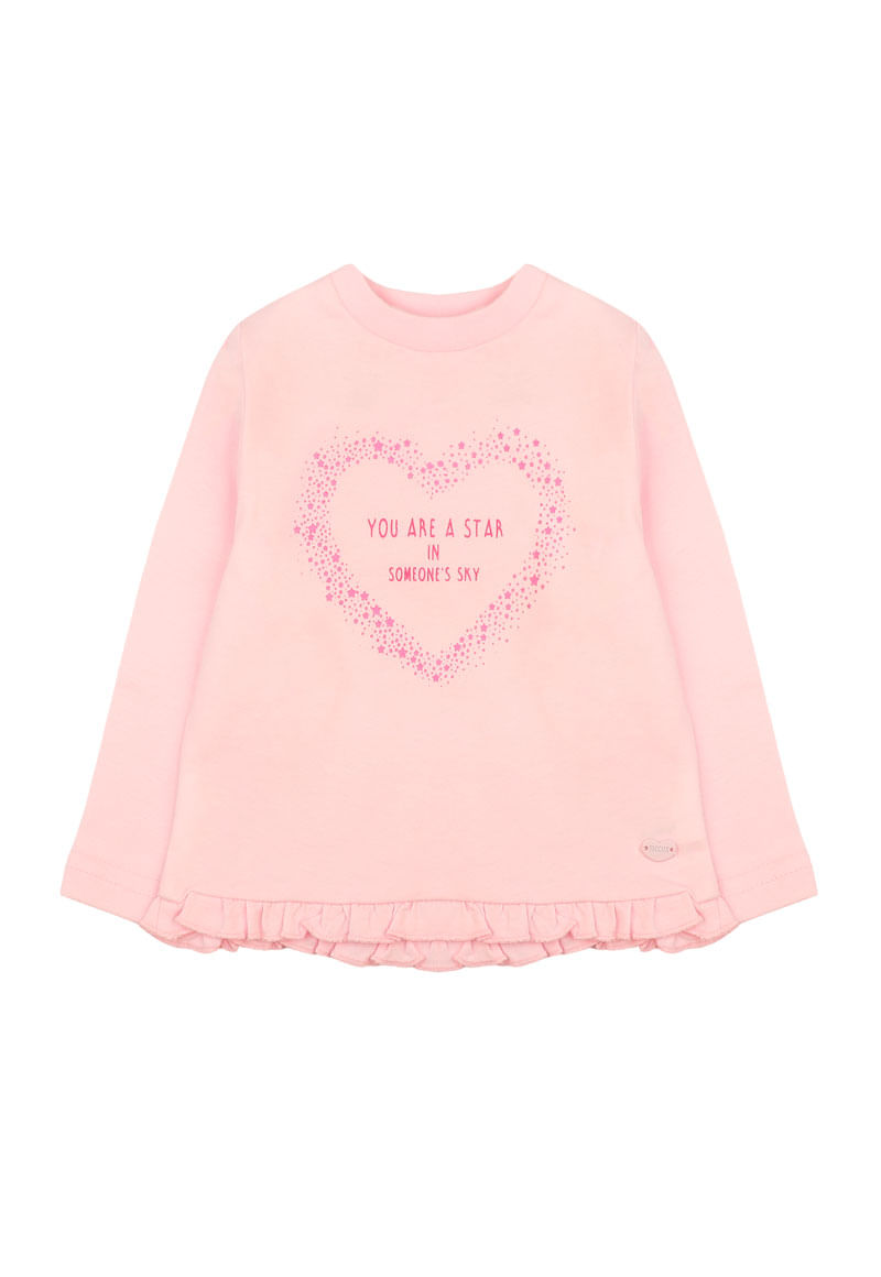 Polera Niña Rosado