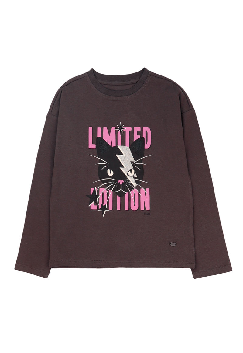 Polera Niña Grafito