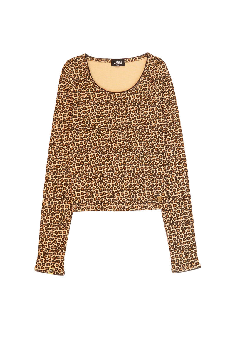 Polera Niña Beige