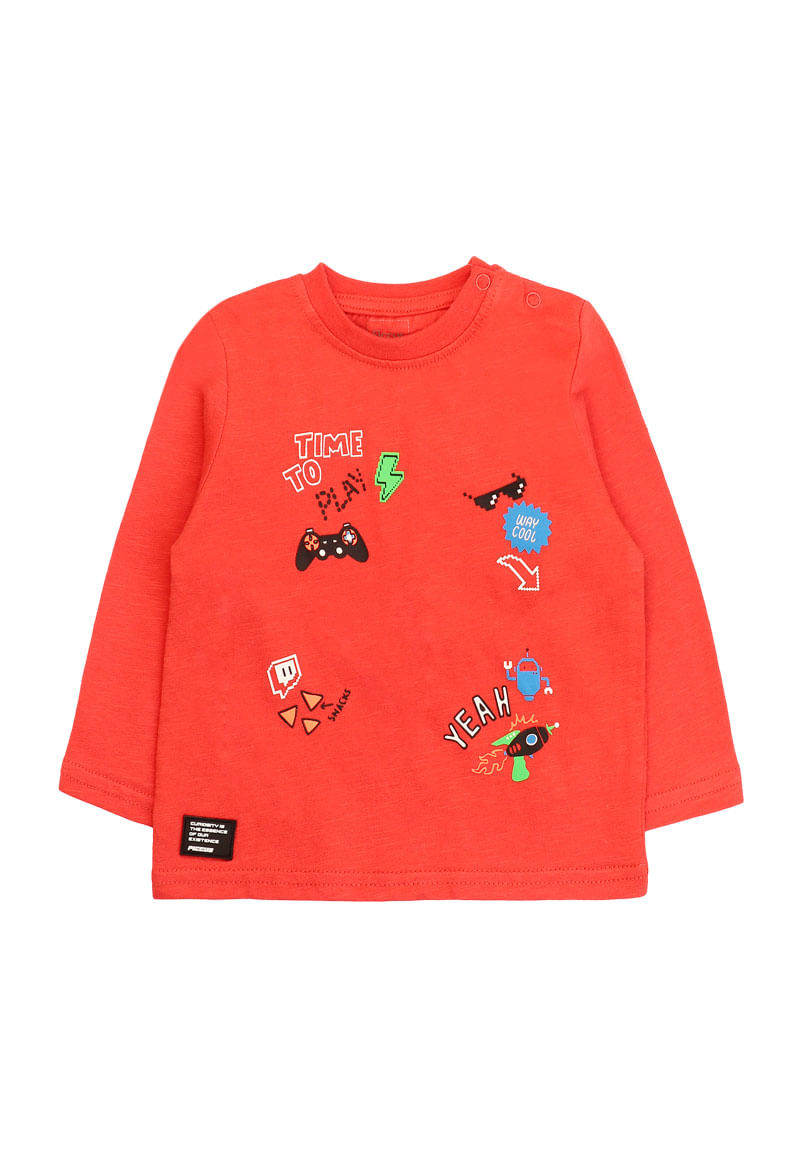 Polera Niño Naranjo