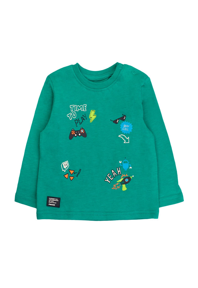 Polera Niño Verde