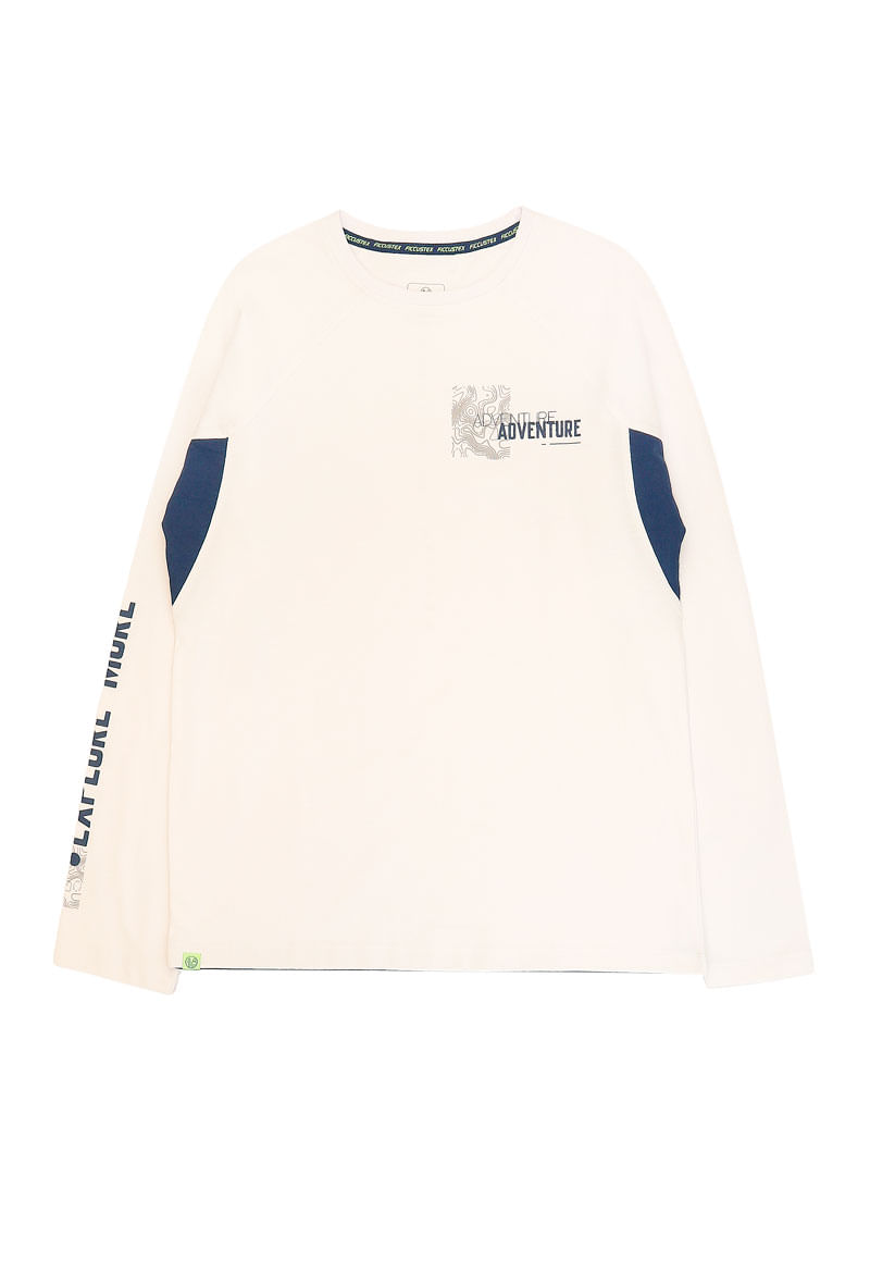 Polera Niño White
