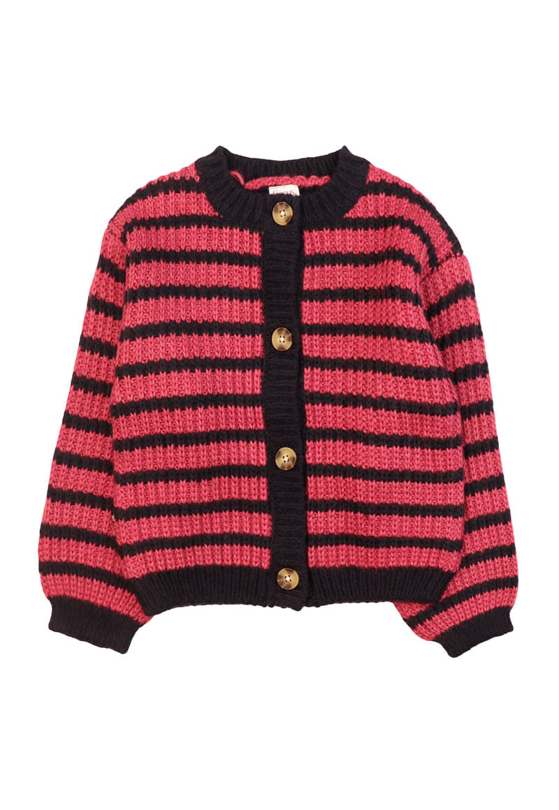 Chaleco Niña Magenta