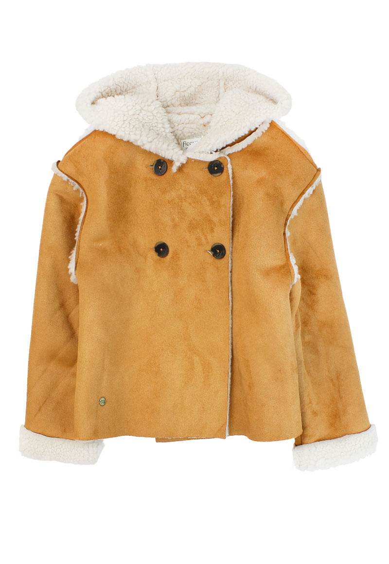 Chaqueta Niña Café