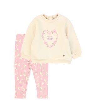 Conjunto Niña Beige