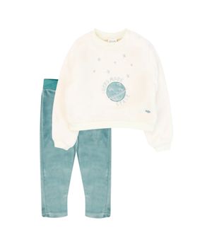 Conjunto Niña Gris Melange