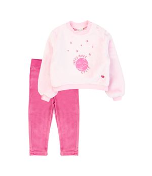 Conjunto Niña Rosado