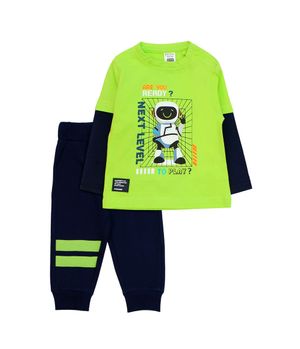 Conjunto Niño Verde Limon