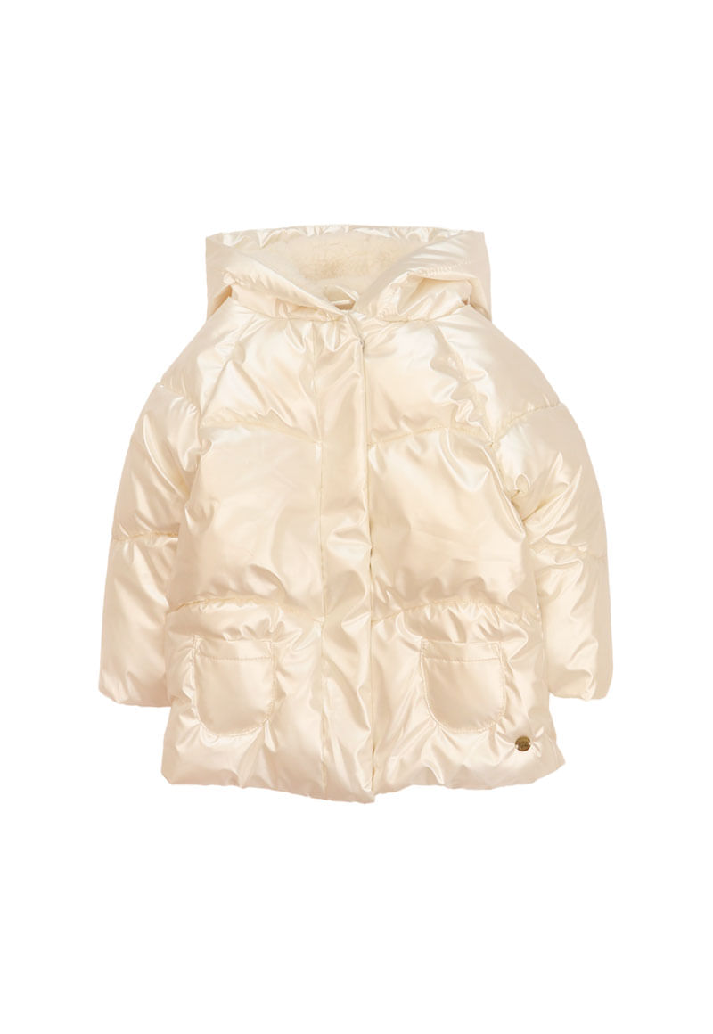 Parka Niña Off White