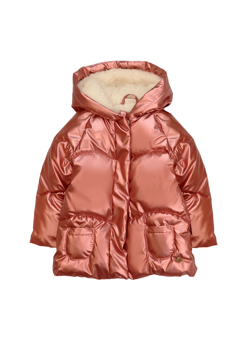 Parka Niña Rosado
