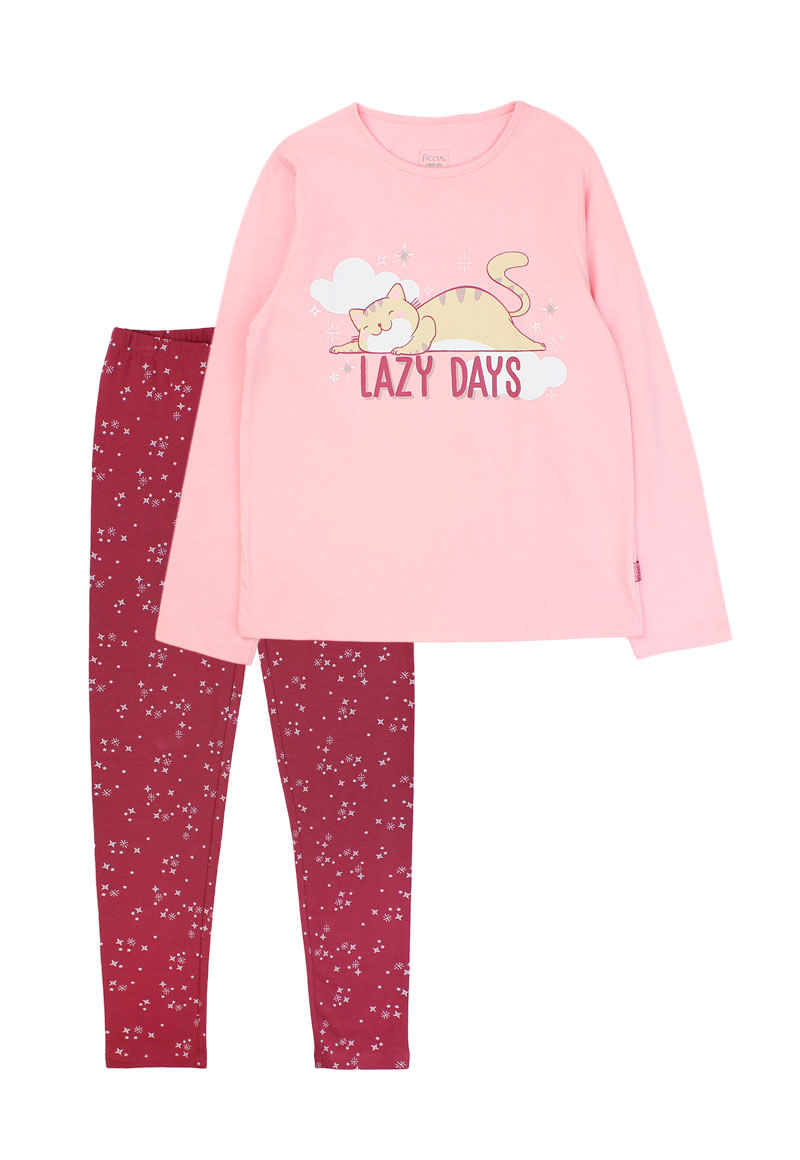 Pijama Niña Rosado