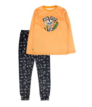 Pijama Niño Naranjo