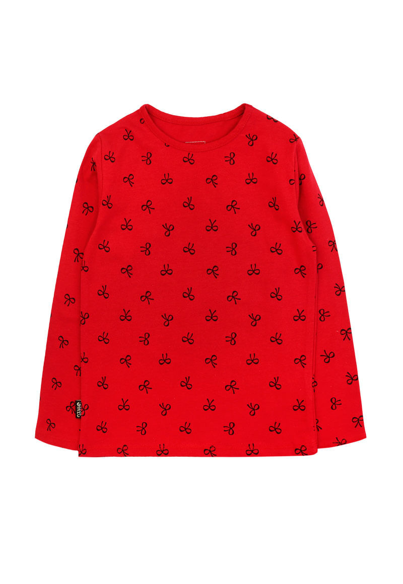 Polera Niña Rojo