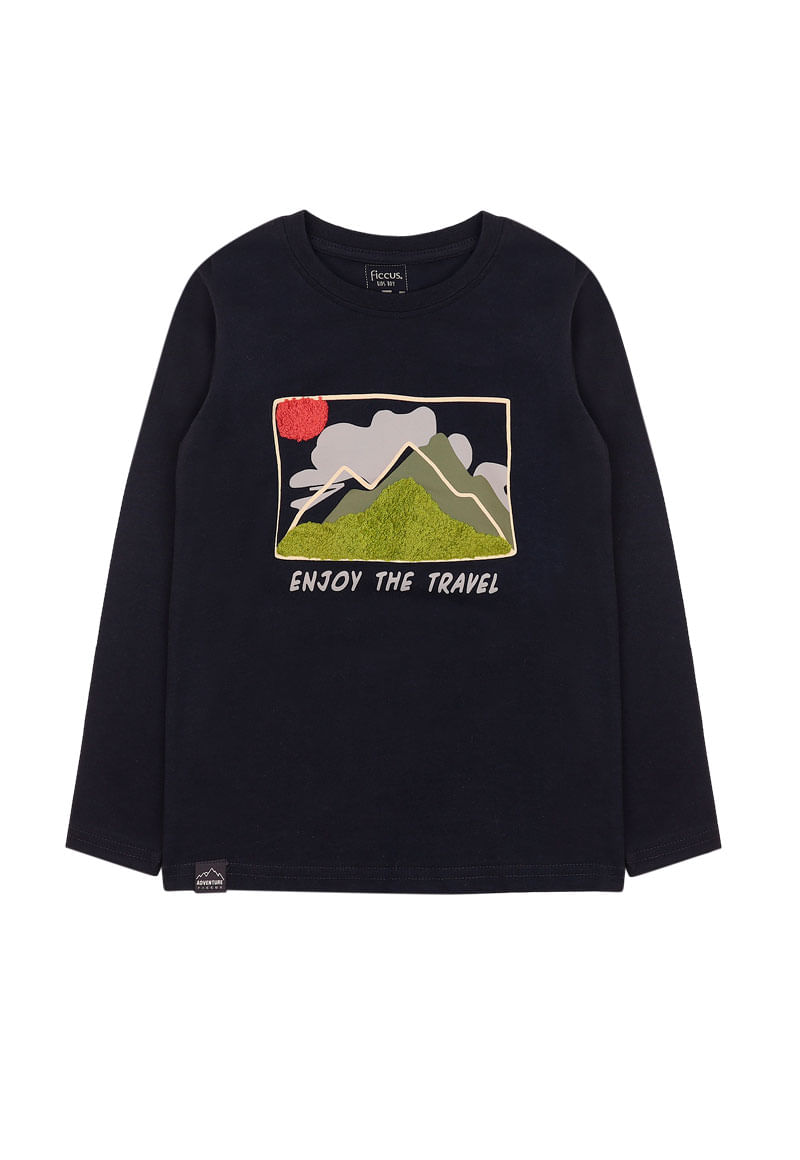 Polera Niño Azul
