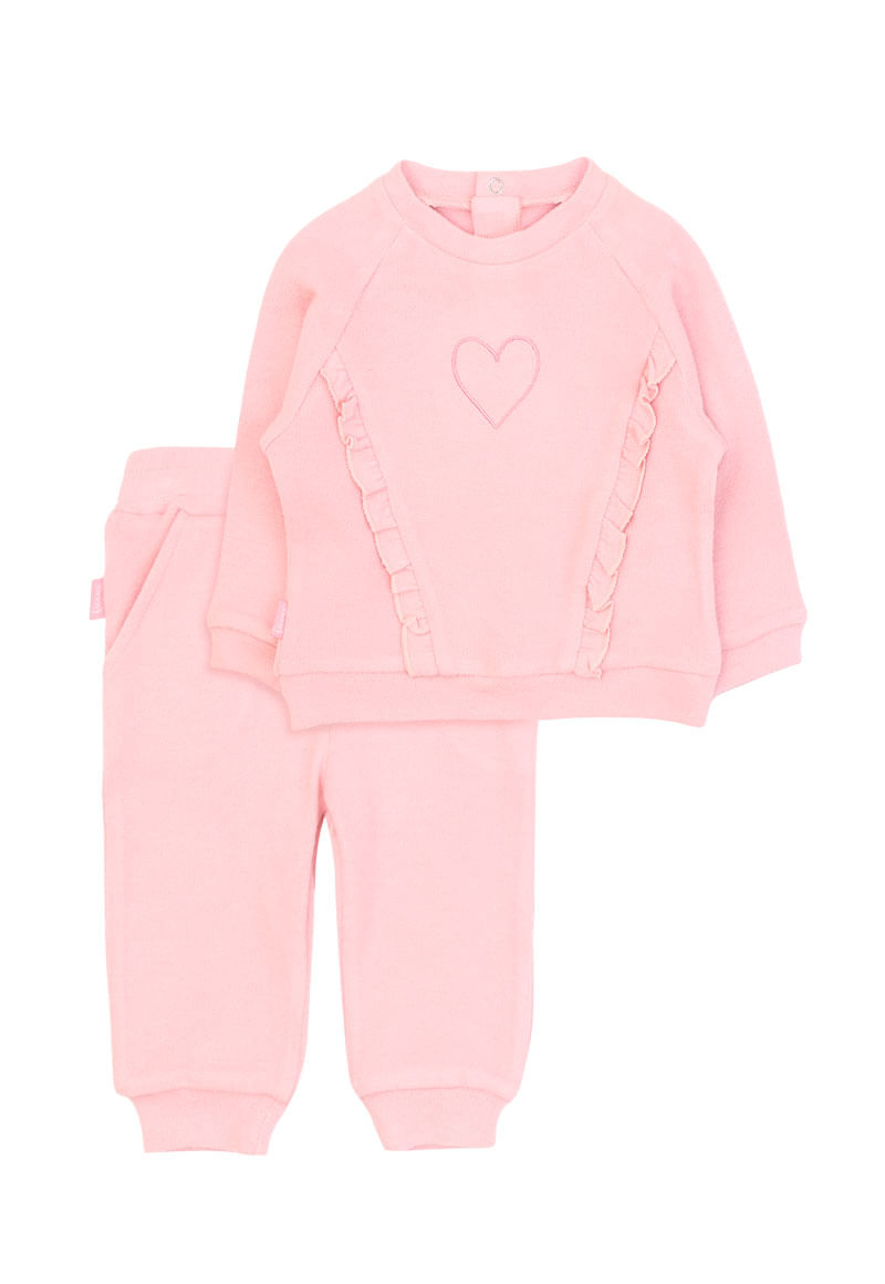 Conjunto Niña Rosa