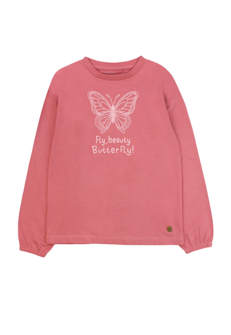 Polera Niña Rosa