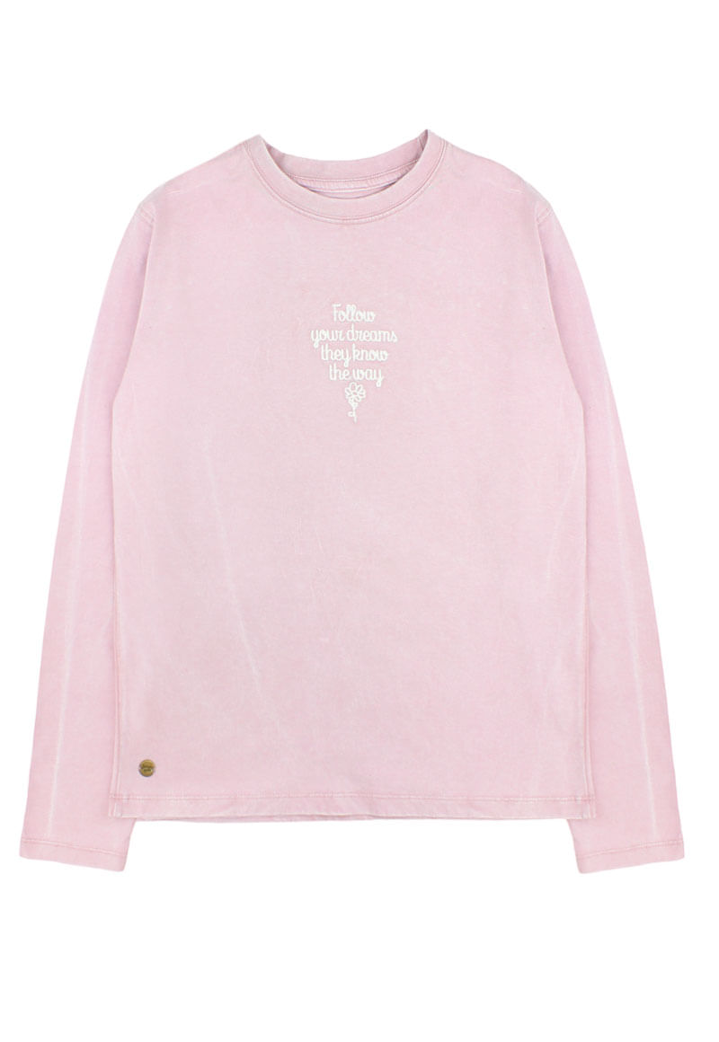 Polera Niña Rosa
