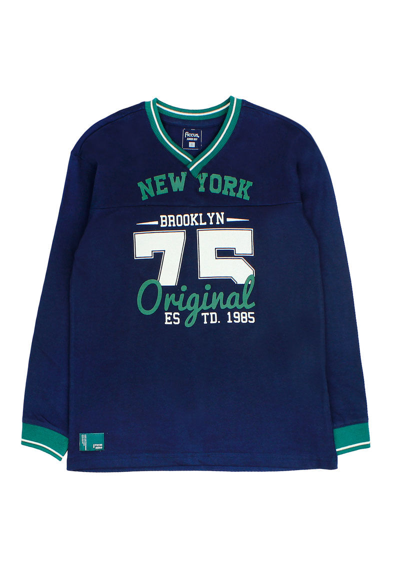 Polera Niño Azul