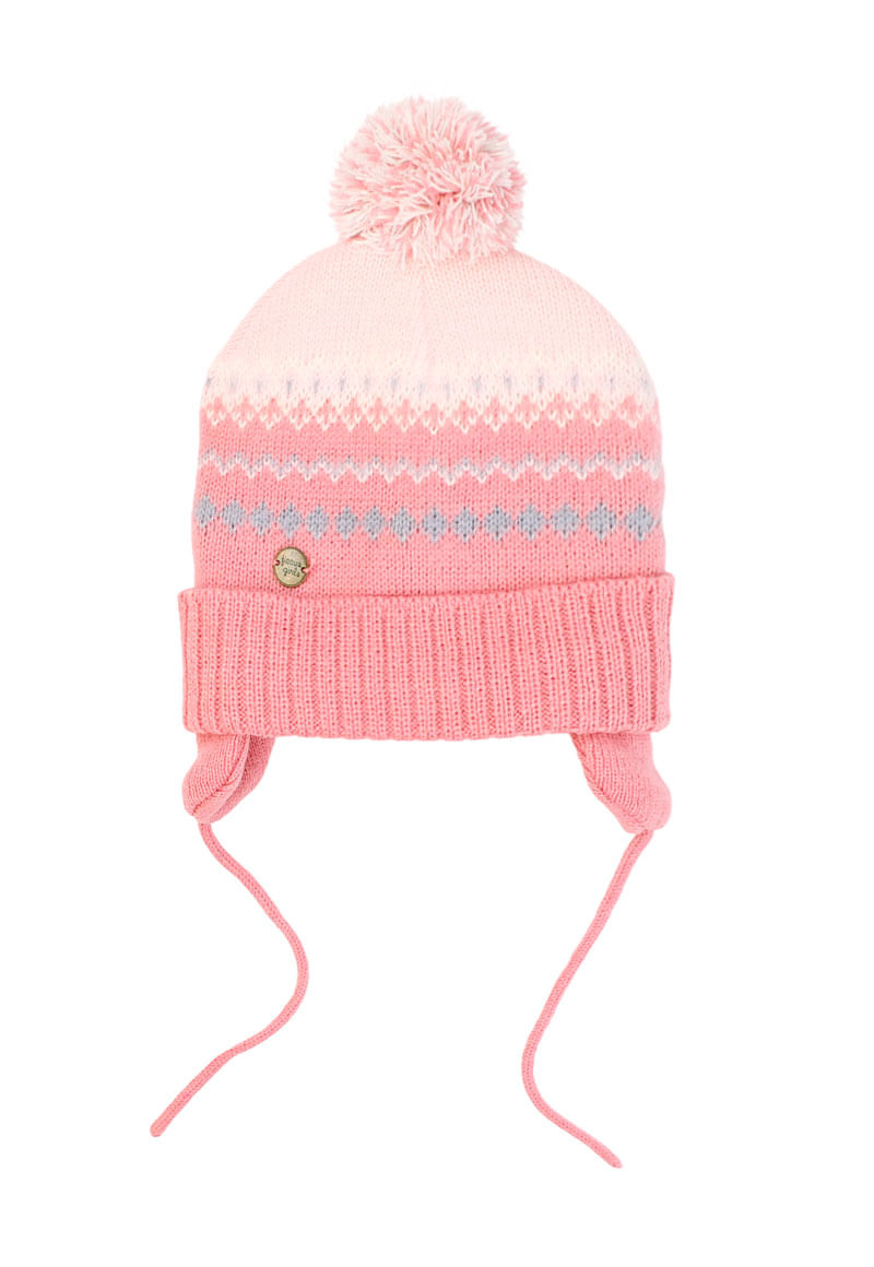 Gorro Niña Rosa