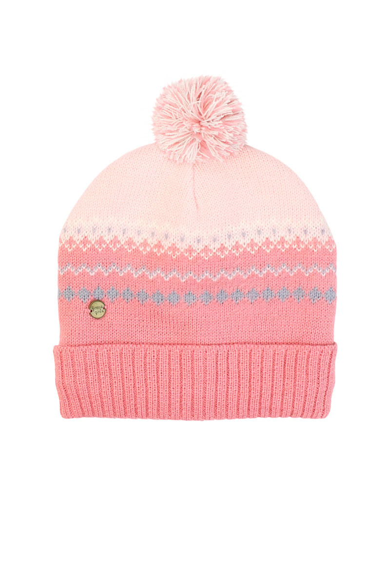 Gorro Niña Rosa