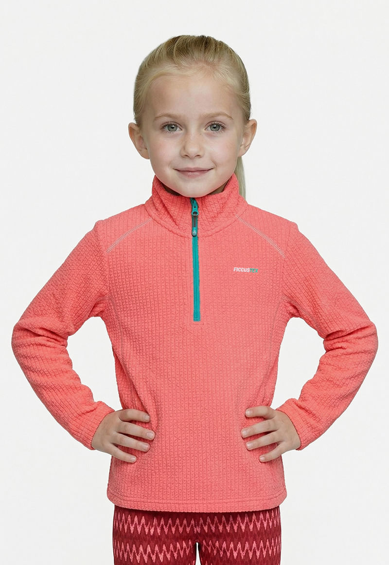 Polerón Niña Rosado