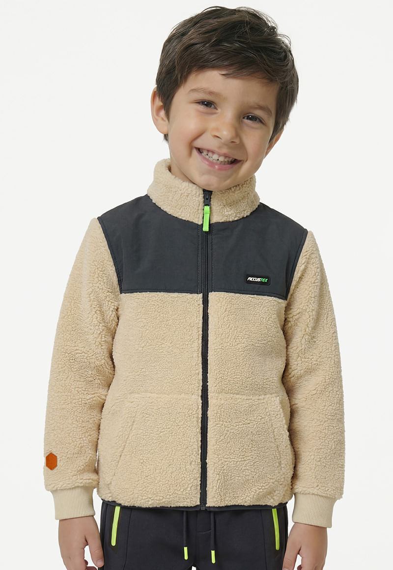 Polerón Niño Gris