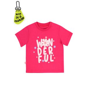 Polera Niña Fucsia
