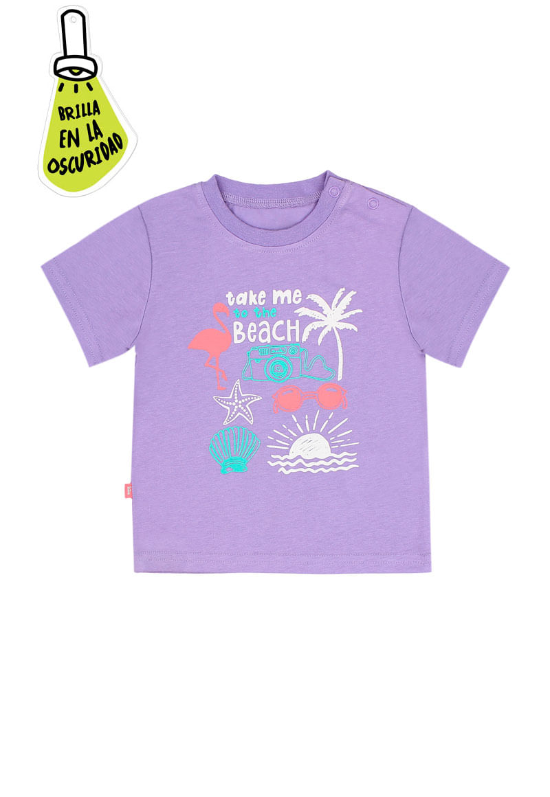 Polera Niña Lila
