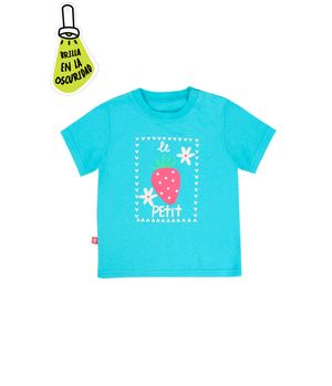 Polera Niña Turquesa