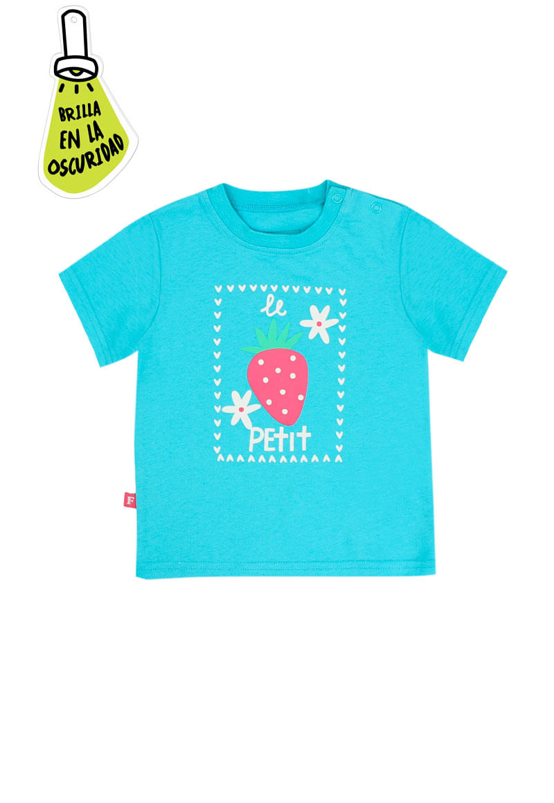 Polera Niña Turquesa