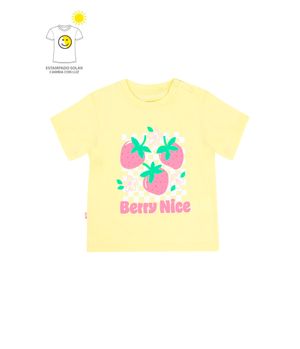 Polera Niña Amarillo Claro