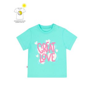 Polera Niña Turquesa