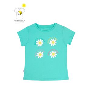 Polera Niña Turquesa