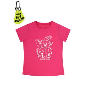 Polera Niña Fucsia