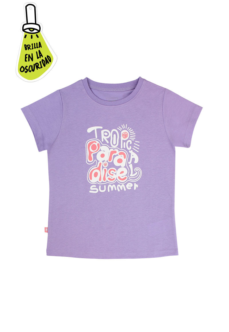 Polera Niña Lila