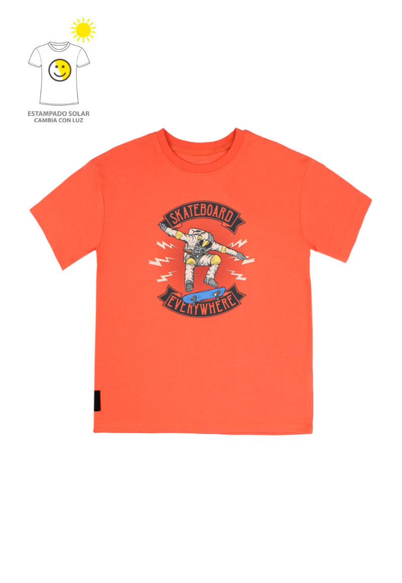 Polera Niño Naranjo