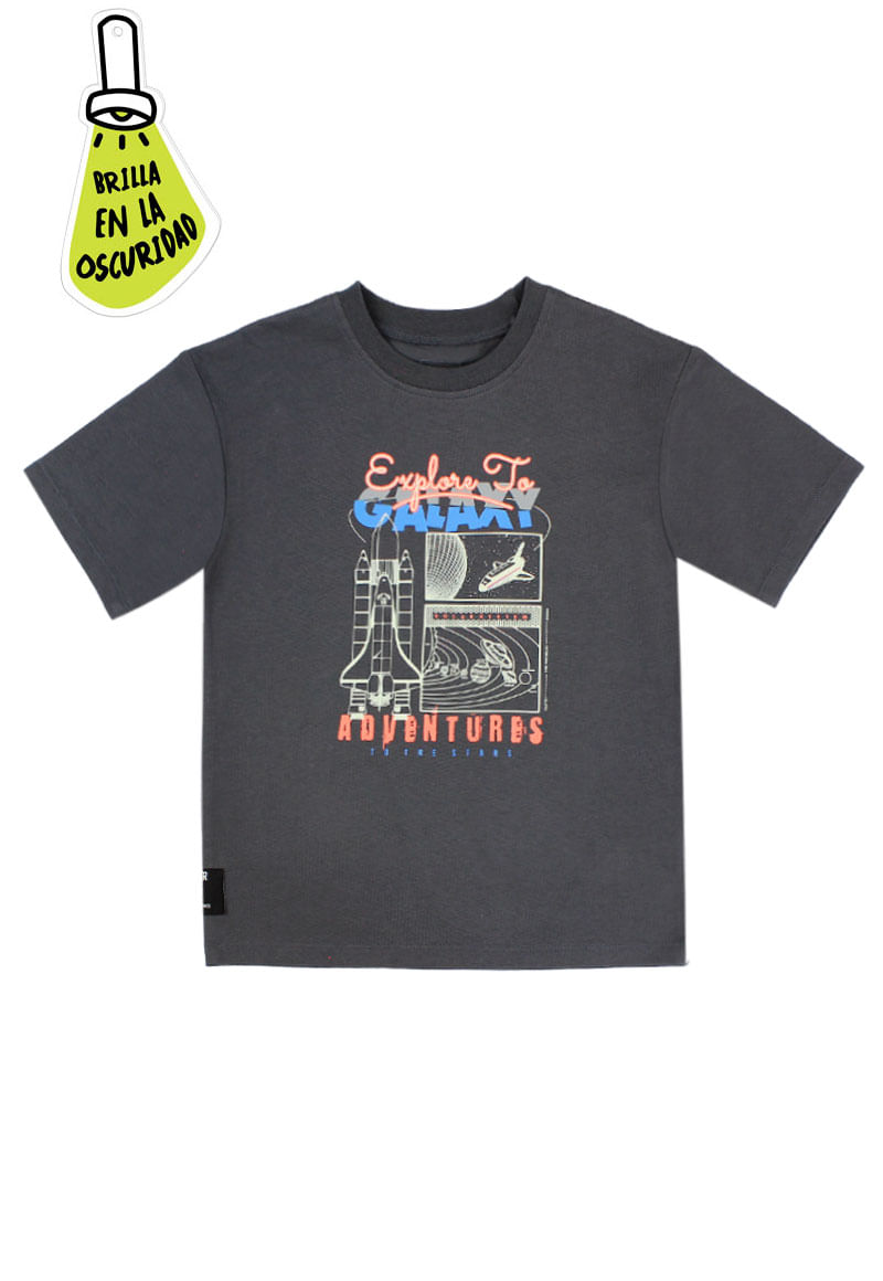 Polera Niño Grafito
