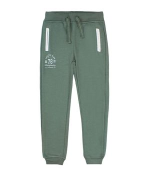 Pantalón buzo Niño Verde Oscuro