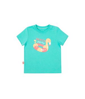 Polera Niña Turquesa