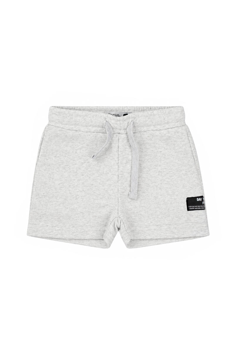 Bermuda Niño Gris Melange