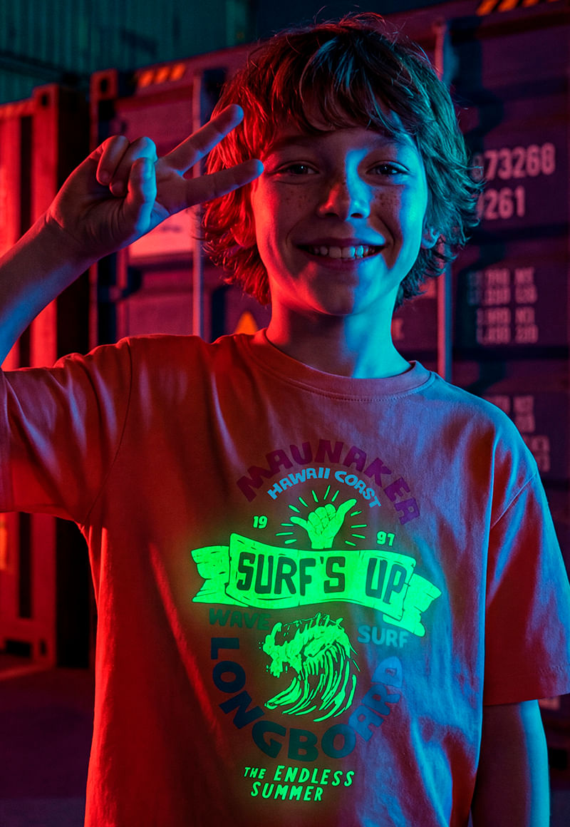 Polera Niño Naranjo
